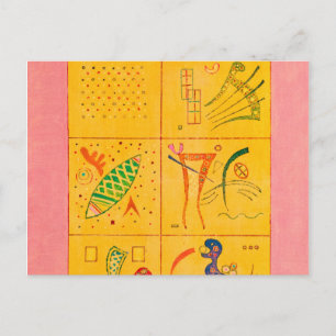 Soft Trifles, 1937 von Wassily Kandinsky Postkarte