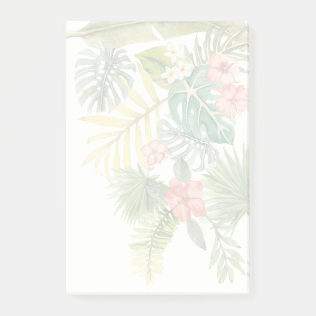 Soft Tropics Post-it Klebezettel (Vorderseite)