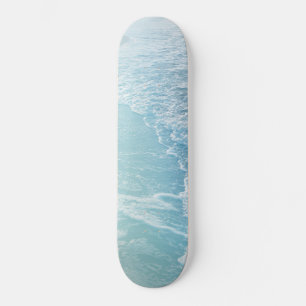 Soft Turquoise Ocean Dream Waves #2 #water #decor Skateboard