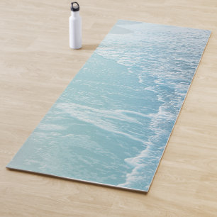 Soft Turquoise Ocean Dream Waves #2 #water #decor Yogamatte