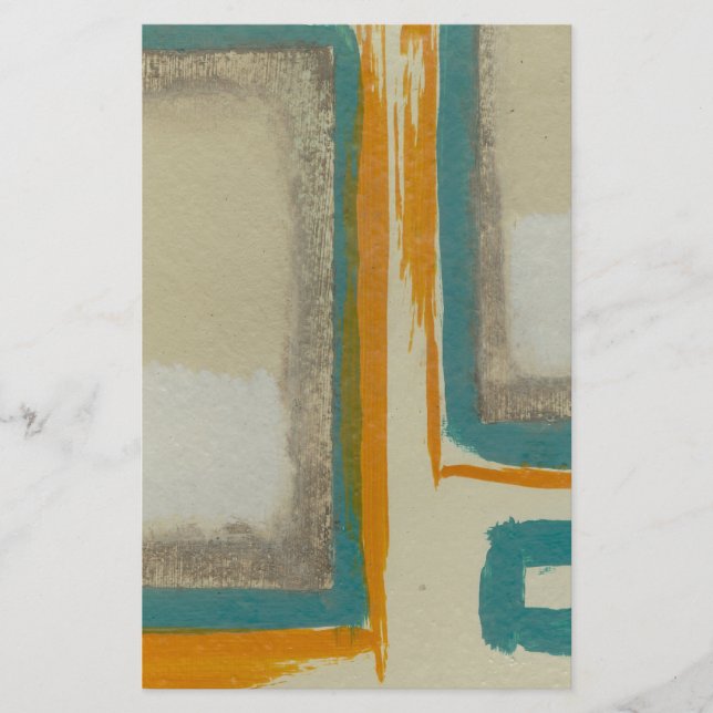 Soft und Bold Rothko Inspiriert Abstrakt Briefpapier (Vorderseite)