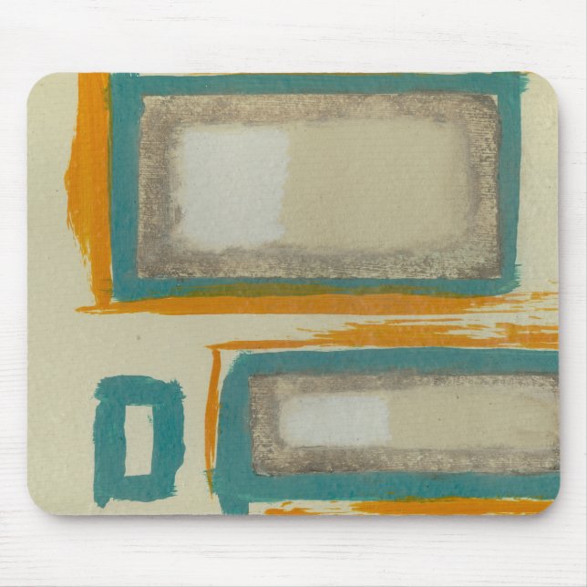 Soft und Bold Rothko Inspiriert Abstrakt Mousepad (Vorne)