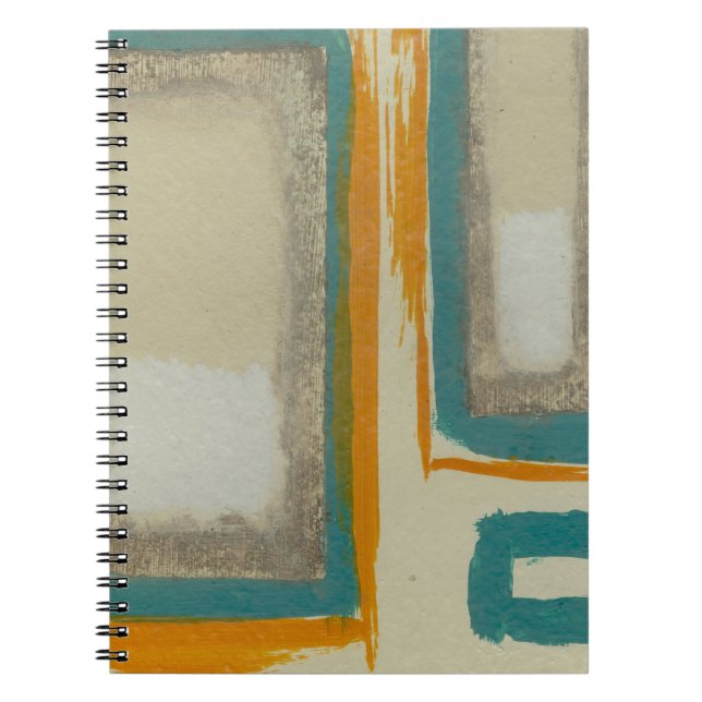Soft und Bold Rothko Inspiriert Abstrakt Notizblock (Vorderseite)