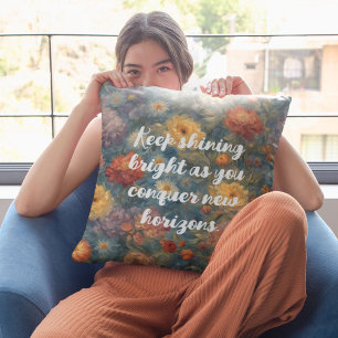 Soft Watercolor Abschluss Geschenke für Großtochte Kissen