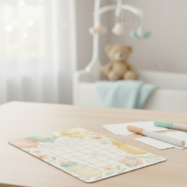 Soft Watercolor Baby Shower Bingo Card  Einladung