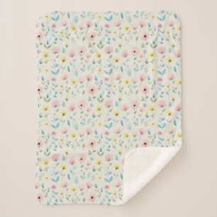 soft watercolor meadow blossoms sherpadecke