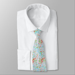 Soft Watercolor Paisley Neck Tie Krawatte