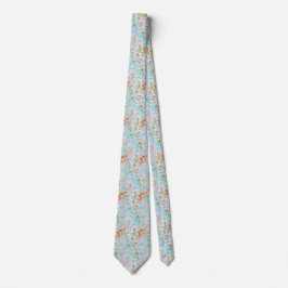 Soft Watercolor Paisley Neck Tie Krawatte