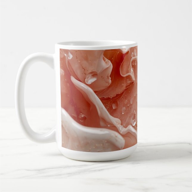 Soft Waves & Golden Lines Kaffeetasse (Links)