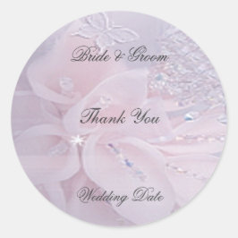 Soft Wedding Dankeschön Sticker