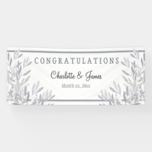 Soft Willows Lilac, schottische Heather, Wedding Banner