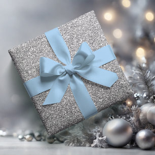 Soft Winter Blue Solid 3 Zoll Satinband