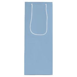 Soft Winter Blue Solid Geschenktüte Für Weinflaschen