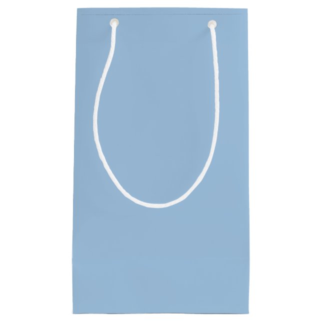 Soft Winter Blue Solid Kleine Geschenktüte (Vorderseite)