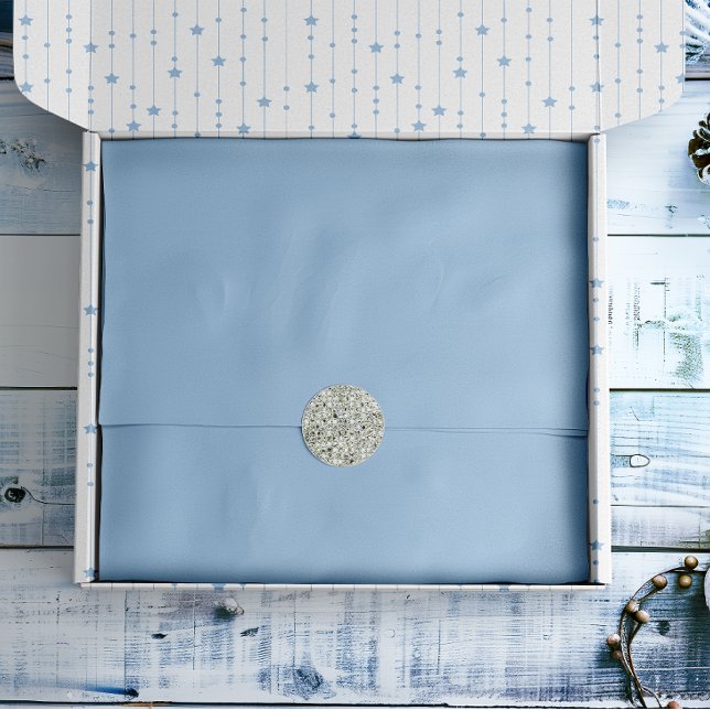 Soft Winter Blue Solid Seidenpapier (Von Creator hochgeladen)