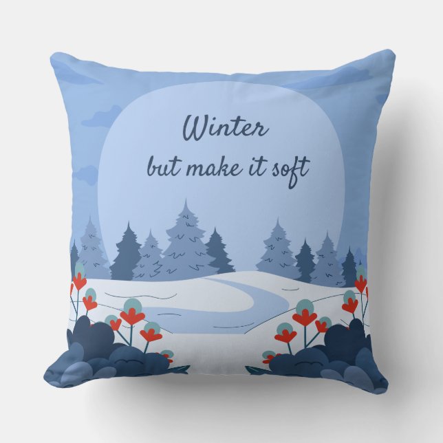 Soft Winter Collection — Calm, Cozy & Timeless Kissen (Vorderseite)