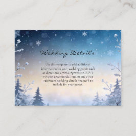 Soft Winter Daydream Enclosure Cards Begleitkarte