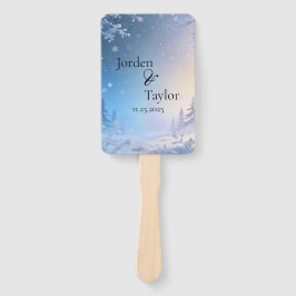 Soft Winter Daydream Program Fan Fächer