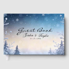 Soft WInter Daydream Wedding  Gästebuch