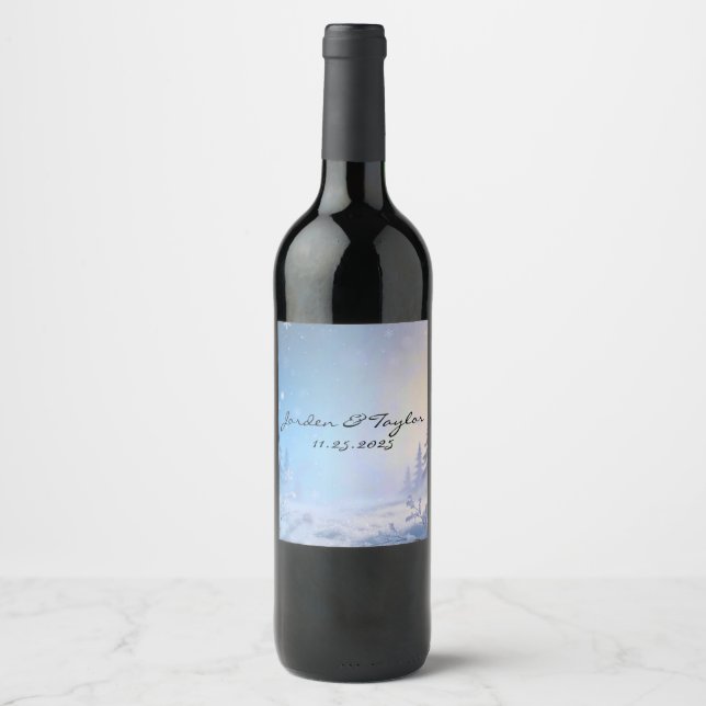 Soft Winter Daydream Wine Label Weinetikett (Vorderseite)