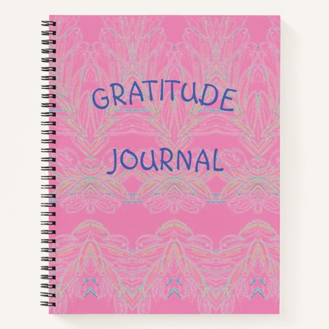 Soft Wirbel Dankbarkeit Journal Notizbuch (Vorderseite)