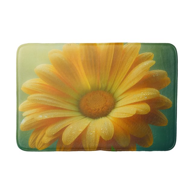 Soft Yellow Daisy  Badematte (Vorderseite)