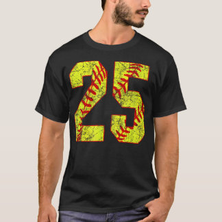 Softball 25 Fast Pitch Liebe Softball-Mutter Favor T-Shirt