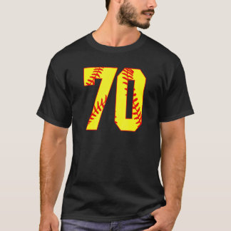 Softball 70 Fast Pitch Liebe Softball Mama Favorit T-Shirt