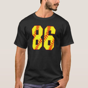 Softball 86 Fast Pitch Liebe Softball Mama Favorit T-Shirt