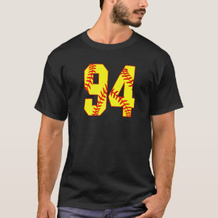 Softball 94 Fast Pitch Liebe Softball Mama Favorit T-Shirt