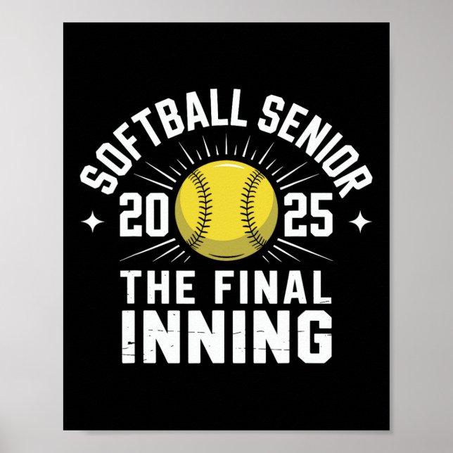 Softball-Abschiedsabend Abschlussklasse 2025 Abitu Poster (Vorne)