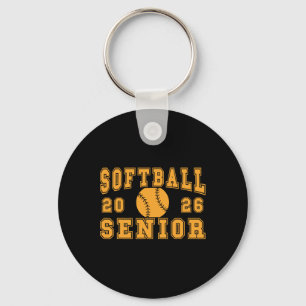 Softball-Abschlussball Softball-Senior 2026 Absolv Schlüsselanhänger