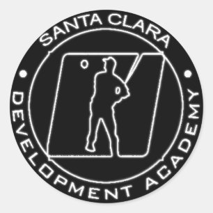 Softball-Battkleber Runder Aufkleber