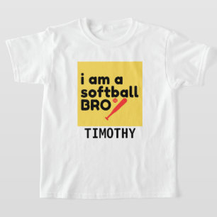 Softball Brother T - Shirt personalisieren Custom