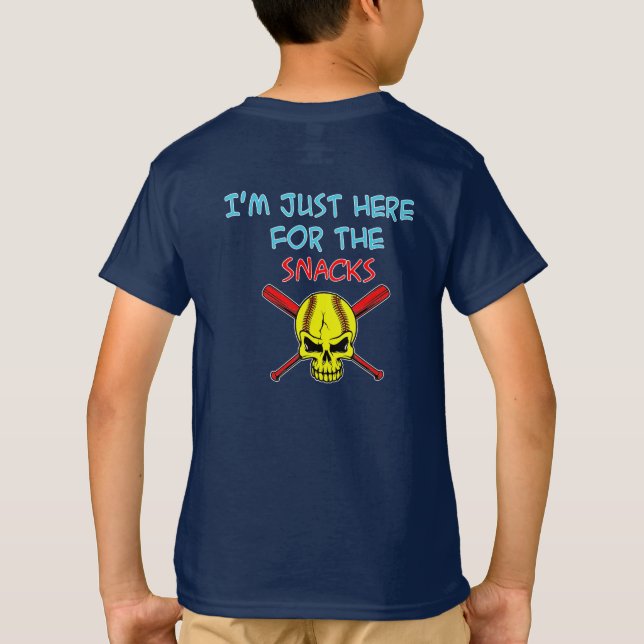 Softball-Bruder T-Shirt (Rückseite)