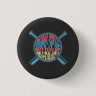 Softball Button