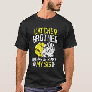 Softball Catcher Bruder Stolz Bruder eines Softba T-Shirt