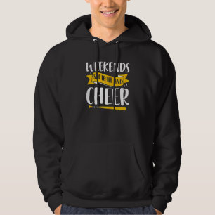 Softball Cheer Graphics Women Girls Cheerleader 4 Hoodie