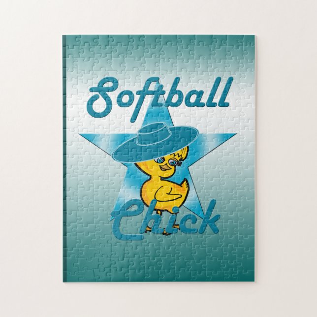 Softball Chick #7 Puzzle (Vertikal)