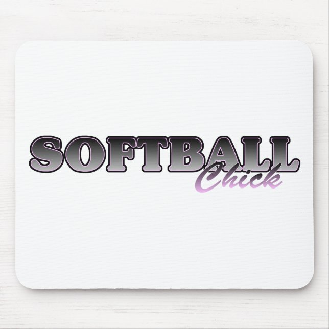 Softball Chick Mousepad (Vorne)