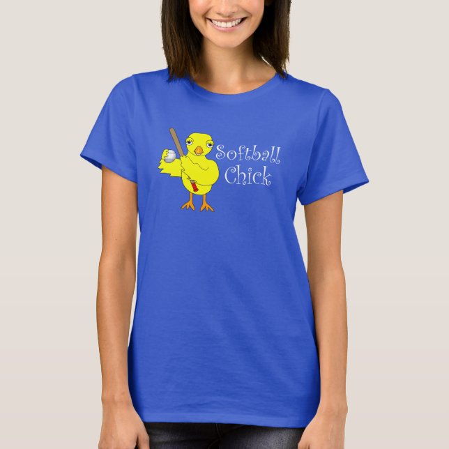 Softball Chick T-Shirt (Vorderseite)