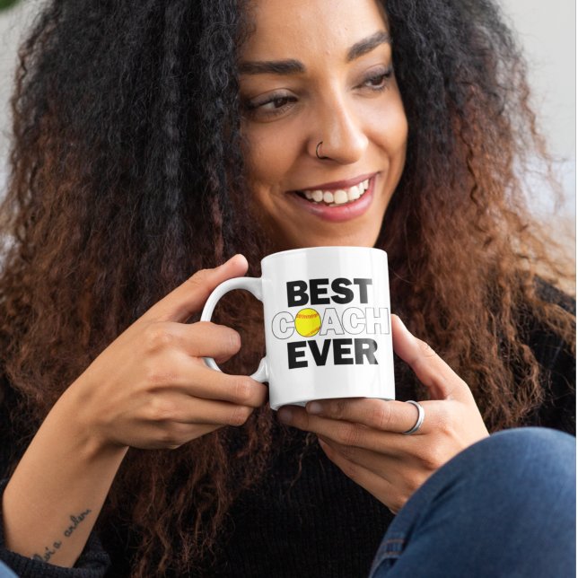 Softball Coach BEST COACH EVENT Tasse (Von Creator hochgeladen)