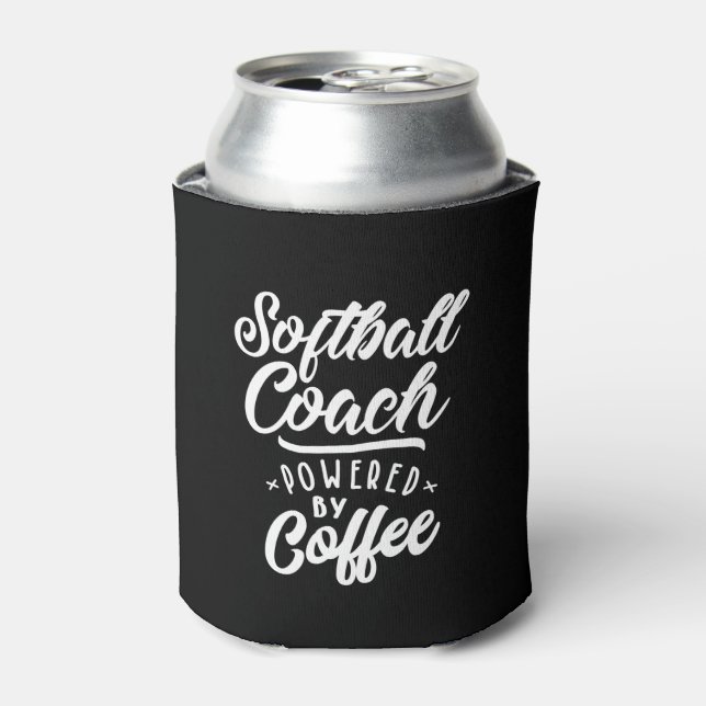 Softball Coach Job Title-Geschenk Dosenkühler (Kanne Vorderseite)