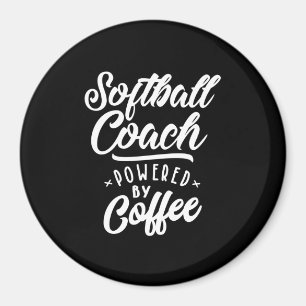 Softball Coach Job Title-Geschenk Magnet