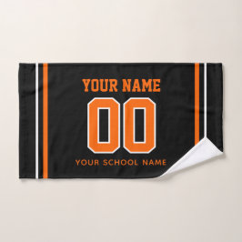 Softball Custom Jersey Number & Name, Team Gift Handtuch