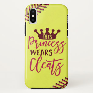 Softball diese Prinzessin Wears Cleats Quote Case-Mate iPhone Hülle