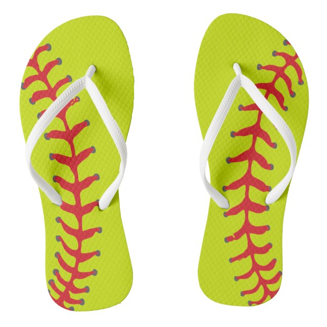 Softball Flip Flops (Fußbett)