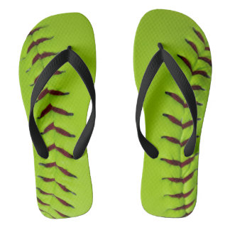 Softball-Flip-Flops Flip Flops