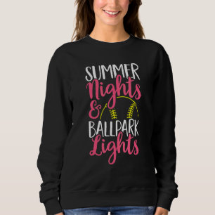 Softball Frauen Softball Spieler Baseball Softball Sweatshirt