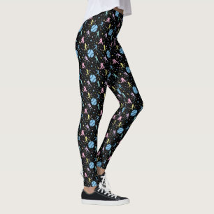 Softball für Mädchen - Frauen mit Sternen Leggings